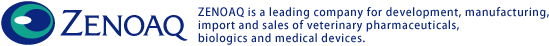 ZENOAQ is a leading company for development, manufacturing, import and sales of veterinary pharmaceuticals, biologics and medical devices.